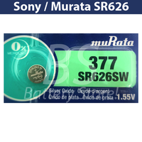 Gambar Baterai Kancing Sony SR626 (SR 626) - Kalkulator - Remote - Jam 377 ! dari BatteryStore Kota Bekasi 1 Tokopedia
