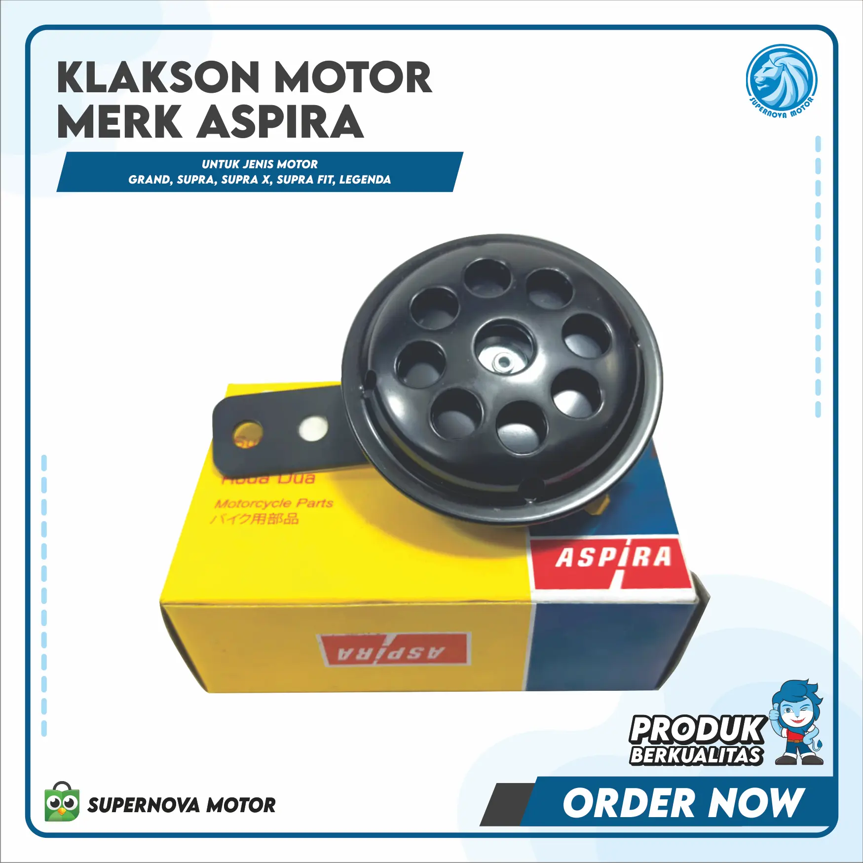 KLAKSON GRAND SUPRA SUPRA X LEGENDA SUPRA FIT ASTRA ASPIRA