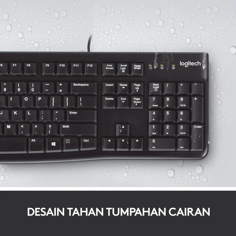 Logitech Combo Keyboard dan Mouse USB MK120 (L072) Garansi Resmi 3 Th 4