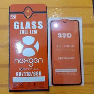 Anti gores tempered glass full lem all tipe hp,,diorder sesuai tipe!!