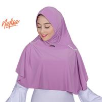 Gambar Nafisa Amira | Hijab Instan Bergo | Jilbab Sedang Swarosky Premium - Merah Cabe dari Hijab Nafisa_NEW Kota Surabaya 3 Tokopedia
