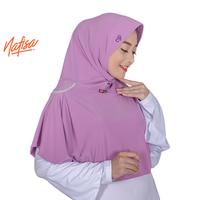 Gambar Nafisa Amira | Hijab Instan Bergo | Jilbab Sedang Swarosky Premium - Merah Cabe dari Hijab Nafisa_NEW Kota Surabaya 1 Tokopedia