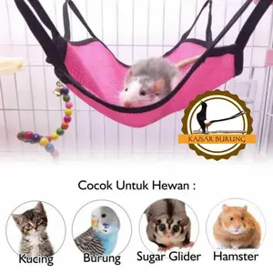 Hammock ayunan kasur tempat tidur gantung kucing sugar glider hamster