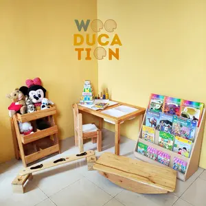 Book Shelf /Rak Buku Susun Montessori Minimalis