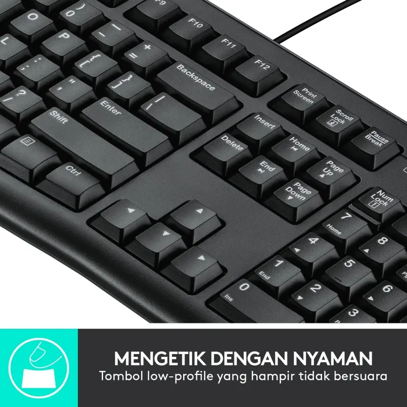 Logitech Combo Keyboard dan Mouse USB MK120 (L072) Garansi Resmi 3 Th 2