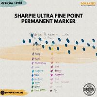 Gambar Sharpie Ultra Fine Point Permanent Marker - BANANA YELLOW dari Namiki Online Kota Semarang 4 Tokopedia