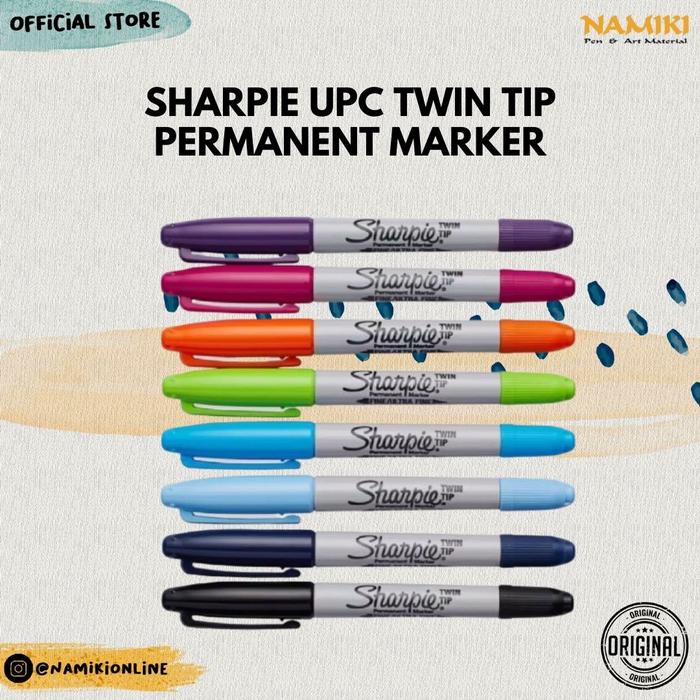 Gambar Sharpie UPC Twin Tip Permanent Marker - Hijau dari Namiki Online Kota Semarang Tokopedia