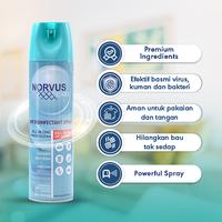 Gambar NORVUS Air Disinfectant Spray Aerosol 550ml - PROMO Bundling 2 LA & GT dari Norvus Indonesia Kota Administrasi Jakarta Barat 5 Tokopedia
