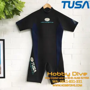 Tusa Wetsuit 3.5mm Shorty TJS-32MBU - Alat Selam Diving Snorkeling