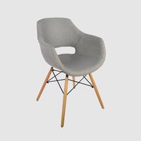 Gambar OSKAAR CHAIR // OSLO / KURSI KANTOR / KURSI RESTORAN / BERKUALITAS - Abu-abu dari OSLO HomeLiving Kab. Tangerang 4 Tokopedia