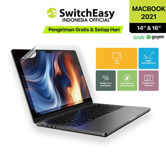 Gambar Screen Protector Macbook Pro 14 16 M1 Pro Max SwitchEasy EasyVision - Macbook Pro 16 dari SwitchEasy Official Kota Administrasi Jakarta Barat Tokopedia