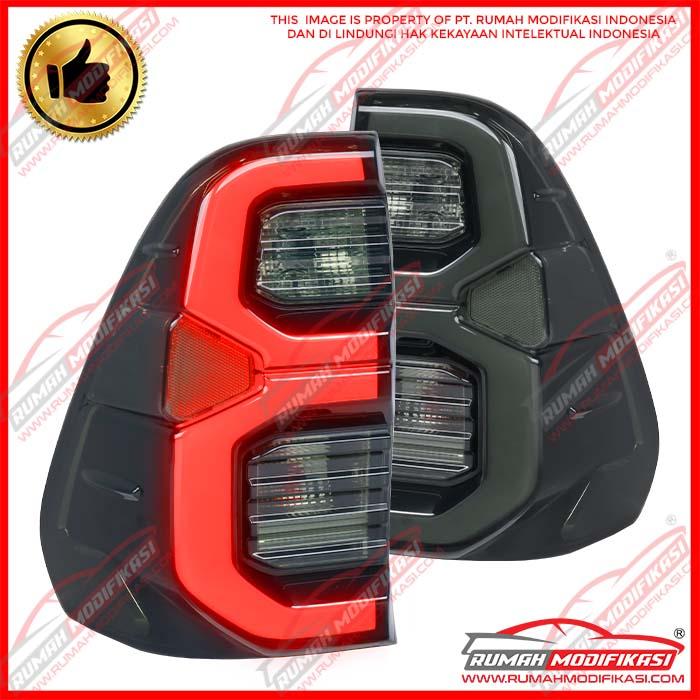 Gambar STOP LAMP - TOYOTA HILUX REVO 2015-2021 - SMOKE - LIGHT BAR dari Rumah-Modifikasi Kota Tangerang Tokopedia
