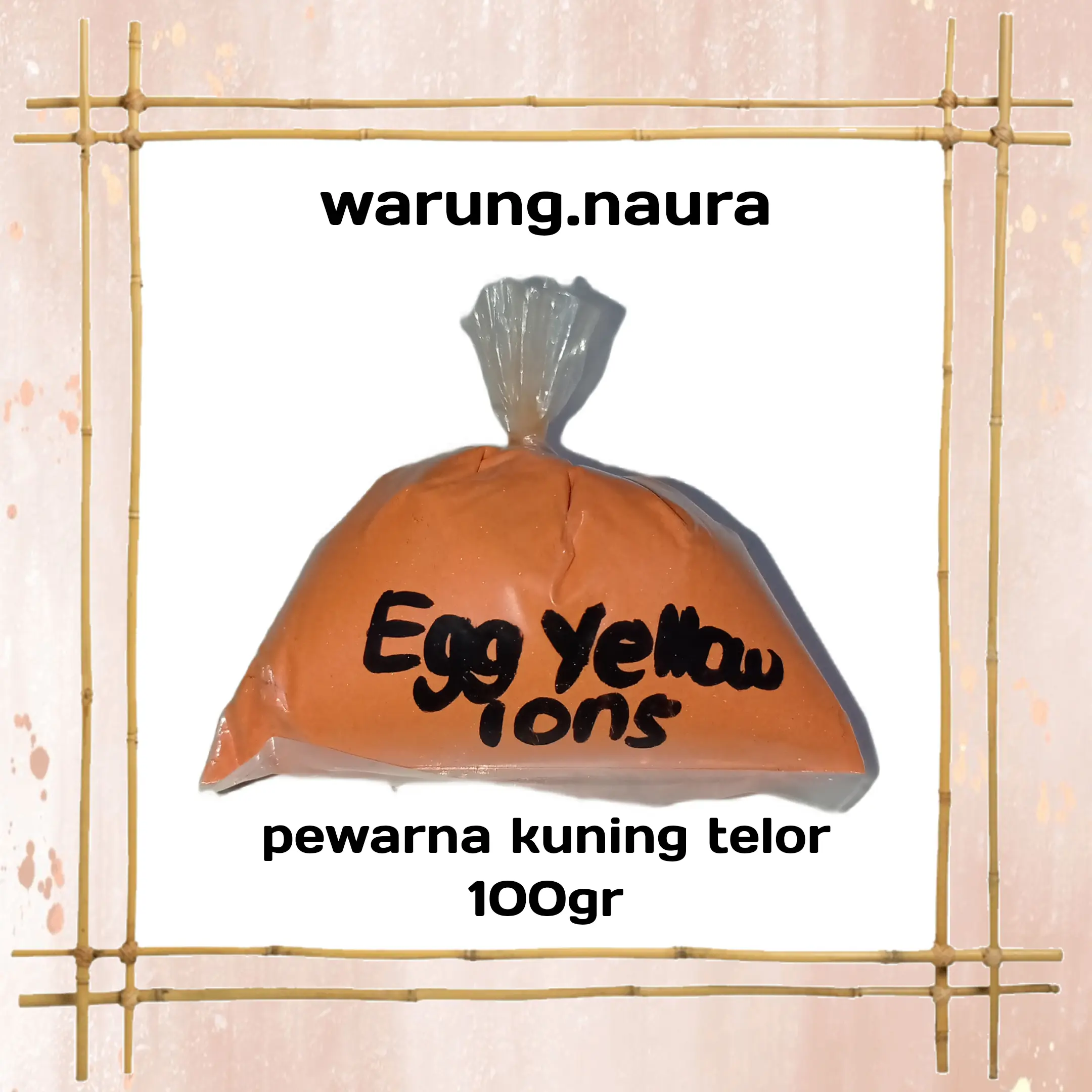 Pewarna makanan kuning telur / egg yellow 100gr