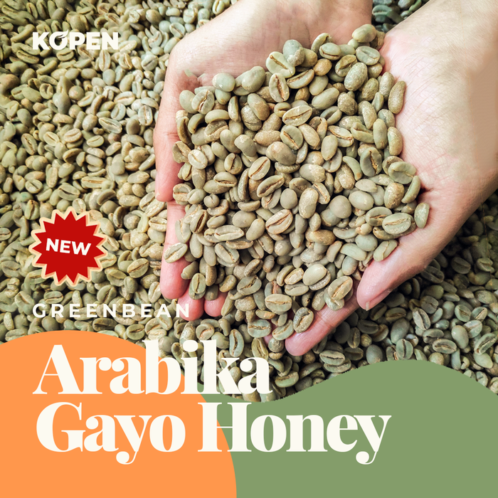 Gambar Kopi Arabika Gayo Honey Green Bean - Kopi Green Bean Arabica - 1 kg dari Kopen Official Kota Semarang Tokopedia