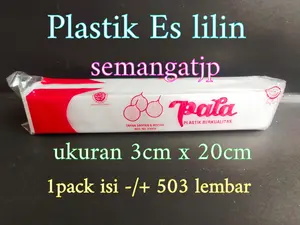 Plastik Es Lilin 3x20 / Kantong Plastik PE ES Lilin