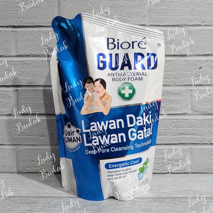 Gambar Biore Guard Body Foam Energetic Cool Pouch 450ml dari Lady Badak Kota Tangerang Tokopedia