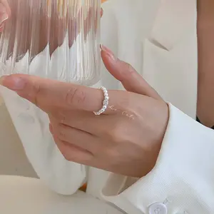 Cincin Fashion Korea Cute Pearl Anti Karat Premium | Hannah Ring