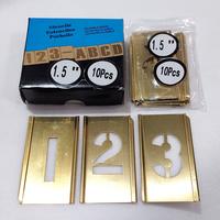 Gambar Stencil Brass Code 40mm Stencil Angka Nomor Brass Stencil Angka dari General Suplier gs Kota Batam 1 Tokopedia