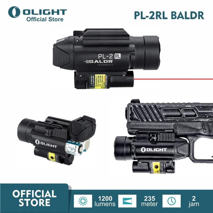 Gambar OLIGHT PL-2RL Baldr Flashlight Senter LED dari Olight Indonesia Kota Semarang Tokopedia