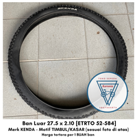 Gambar Ban Luar Sepeda KENDA 27.5 x 2.10 Hitam. MTB Roadbike dari Toko Sepeda Karunia YK Kota Yogyakarta 2 Tokopedia