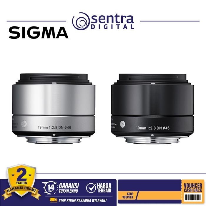 Gambar Sigma 19mm f/2.8 DN Lens for Sony E dari Sentra Digital Kota Surabaya Tokopedia