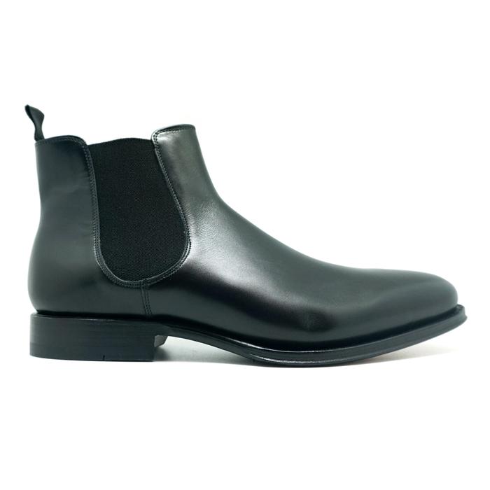 Gambar Fortuna Shoes Sepatu Kulit Pria Chelsea Boots - Leather Outsole N8873 - Black, 39 dari Fortuna Shoes Indonesia Kota Bandung Tokopedia