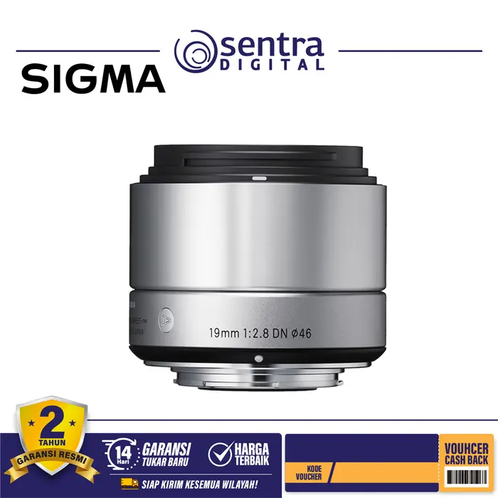 Gambar Sigma 19mm f/2.8 DN Lens for Sony E dari Sentra Digital Kota Surabaya 4 Tokopedia