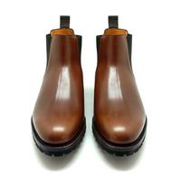 Gambar Fortuna Shoes Sepatu Kulit Pria Chelsea Boots - Vibram Rubber 8166 - Cuoio, 6 dari Fortuna Shoes Indonesia Kota Bandung 3 Tokopedia