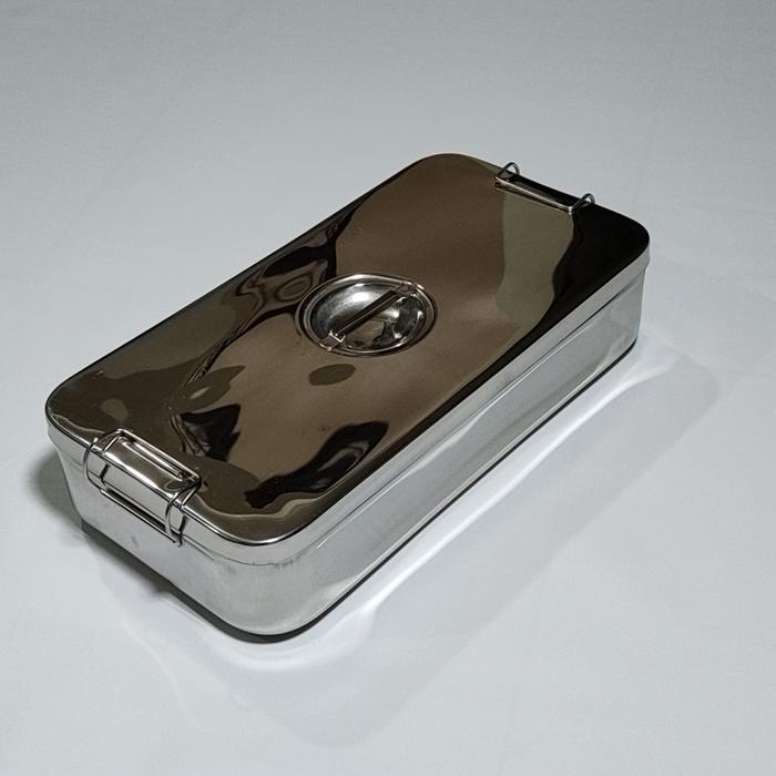 Gambar Instrument Box Stainless Steel with Hook 350x180x78mm dari Mr Medical Kota Administrasi Jakarta Barat Tokopedia
