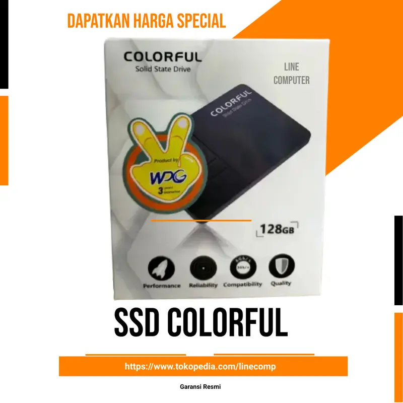 COLORFUL SSD SL300 128GB - 3D NAND|SATA III|2.5inch 0