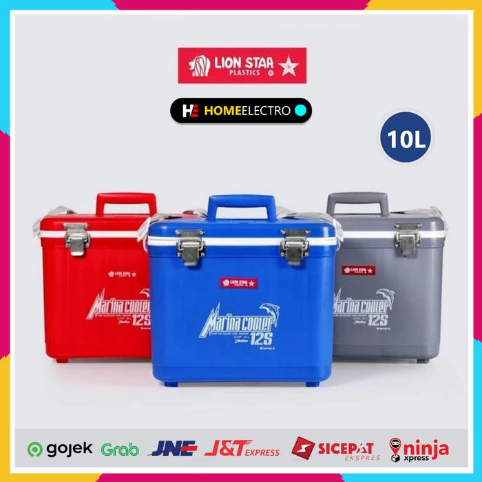 Gambar LION STAR Marina Cooler 12S Box Ice Kotak Tempat Es 10 Lt - Abu-abu dari Home Electro Kota Depok 4 Tokopedia