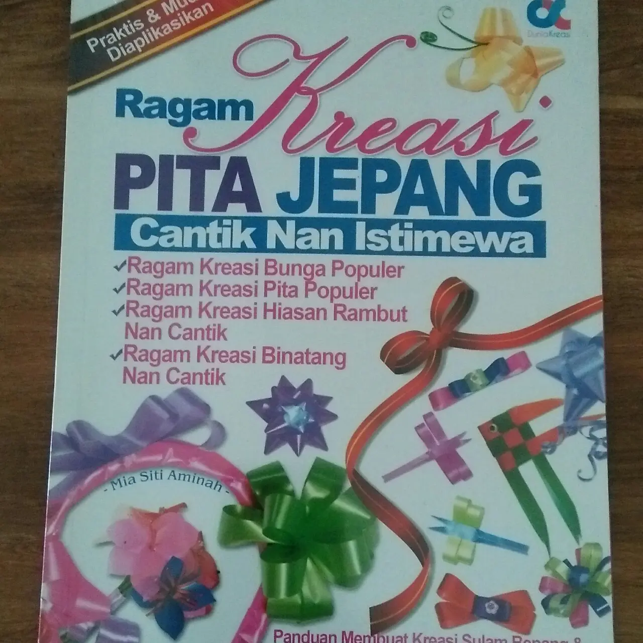 Buku Ketrampilan Kerajinan Ragam Kreasi Pita Jepang
