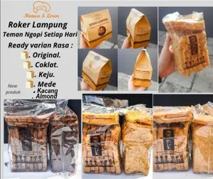 Roti Kering ROKER Lampung Monica (1Bungkus 10 roti) Aneka Rasa Bagelen