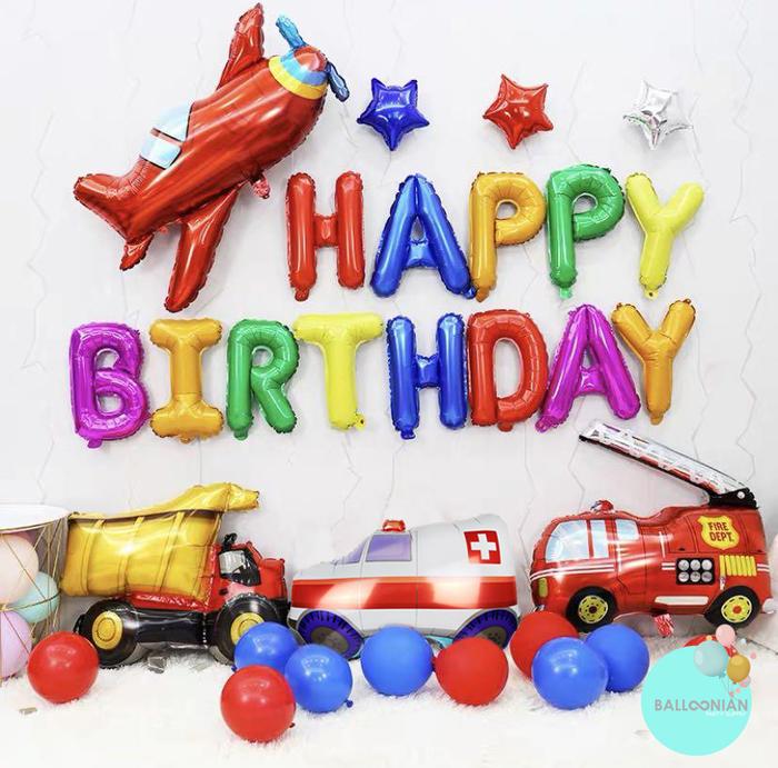 Gambar MOBIL HAPPY BIRTHDAY RAINBOW DEKORASI SET/BALON FOIL MOBIL dari BalloonArt Party Supply Kota Administrasi Jakarta Timur Tokopedia