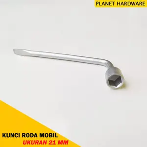Kunci Roda Mobil L Ukuran 21 mm 6PT Cod Bayar Di Tempat