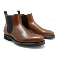 Gambar Fortuna Shoes Sepatu Kulit Pria Chelsea Boots - Vibram Rubber 8166 - Cuoio, 6 dari Fortuna Shoes Indonesia Kota Bandung 1 Tokopedia