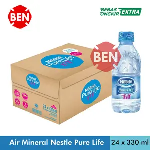 Air Mineral Nestle Pure Life 330ml 330 ml Minum Sedang Mini Murah Dus