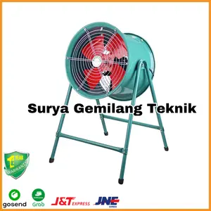 Blower Portable Axial 18" Extra Low Nose Fan Blower Axial Berkualitas