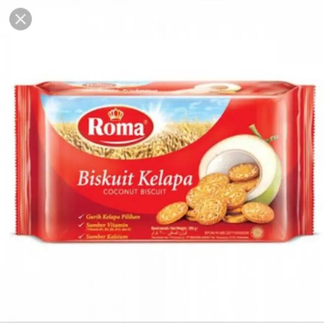 Roma Kelapa Biskuit 300gr 1 pcs | Malkis Bungkus Besar 1pcs 300 gr