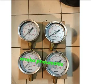Pressure gauge wiebrock 4” inch 0-10kg drat 1/2 gauge