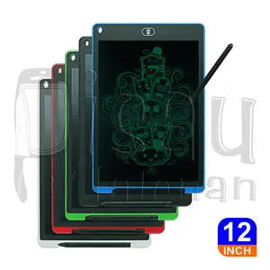 LCD Writing & Drawing Tablet Mono Color 12 Inch Papan Tulis Anak LCD
