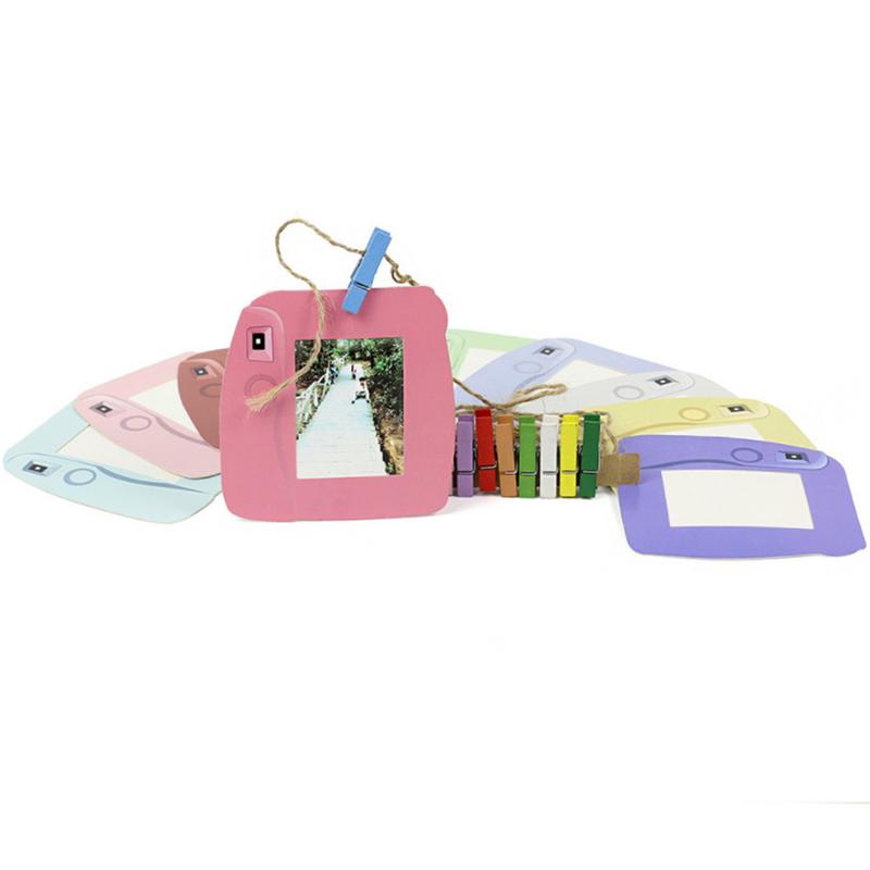 10 Pcs Hanging Frame Album Foto Motif Camera Clip Instax Mini 11 / 2R 4