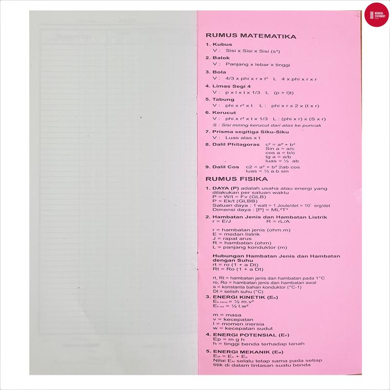 Buku/Kertas Absen/Absensi Enter Besar 13,7x30 cm 14 Lembar 3