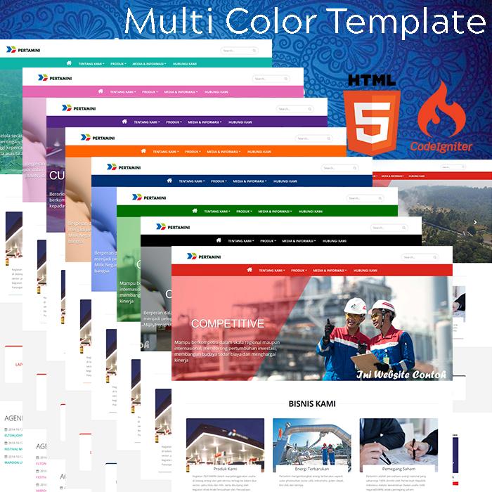 Jual Source Code Website Company Profile Framework CodeIgniter - Kota ...