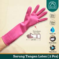 Gambar Safe Me Sarung Tangan Latex / House Hold Gloves Pink - M dari Safe Me Kota Administrasi Jakarta Utara 1 Tokopedia