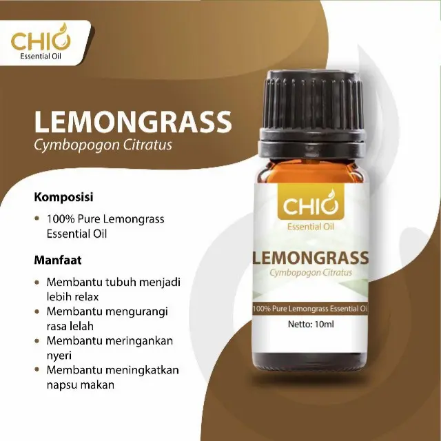Aromaterapi lemongrass essential oil chio