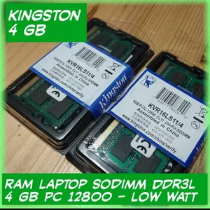 RAM Laptop DDR3L 4GB Merk Kingston