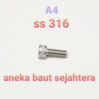 Gambar Baut L M8x20 Stainless 316 dari ANEKA BAUT SEJAHTERA Kab. Bekasi 1 Tokopedia