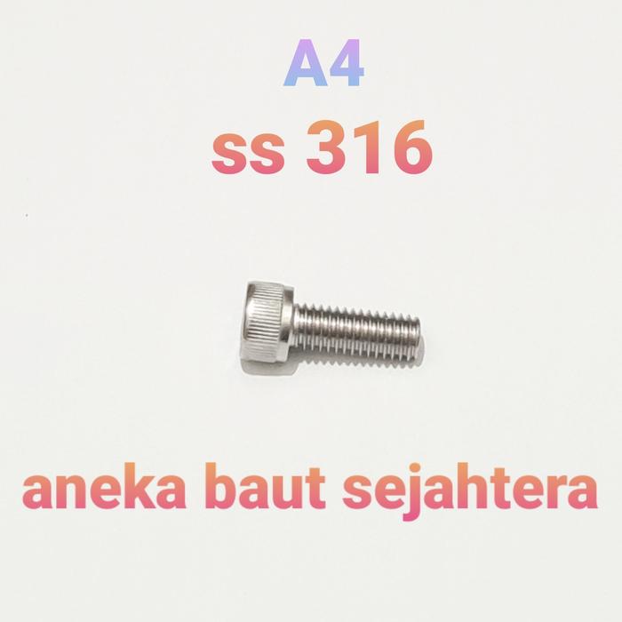 Gambar Baut L M8x20 Stainless 316 dari ANEKA BAUT SEJAHTERA Kab. Bekasi Tokopedia