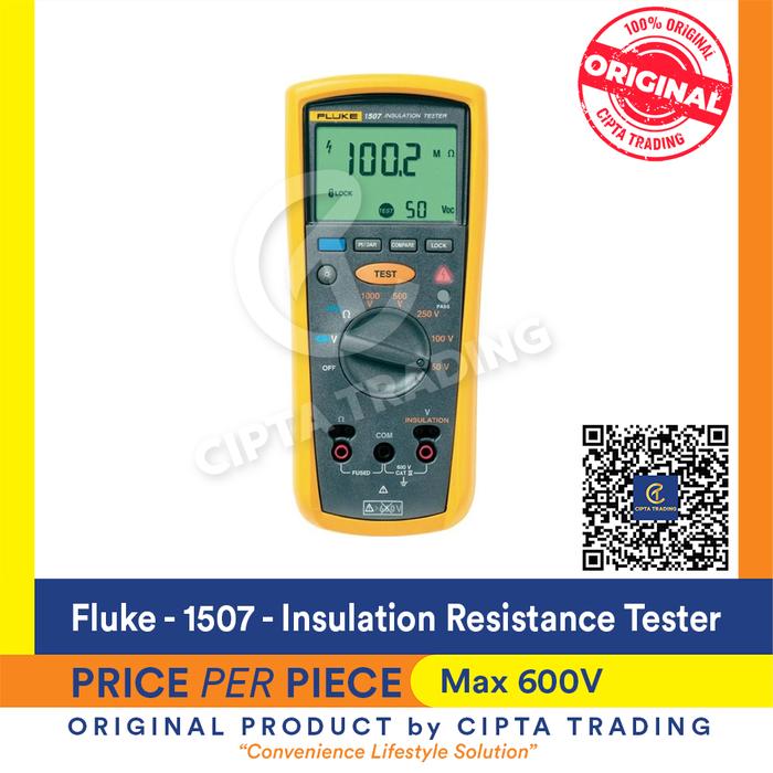 Gambar insulation Resistance Testers - FLuke - Fluke 1507 dari Cipta Trading Kota Administrasi Jakarta Barat Tokopedia